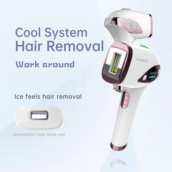 Mlay T4 IPL Hair removal - With Ice cooling touch - Rose Gold - Image 3
